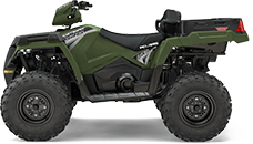 Green Polaris Sportsman ATV